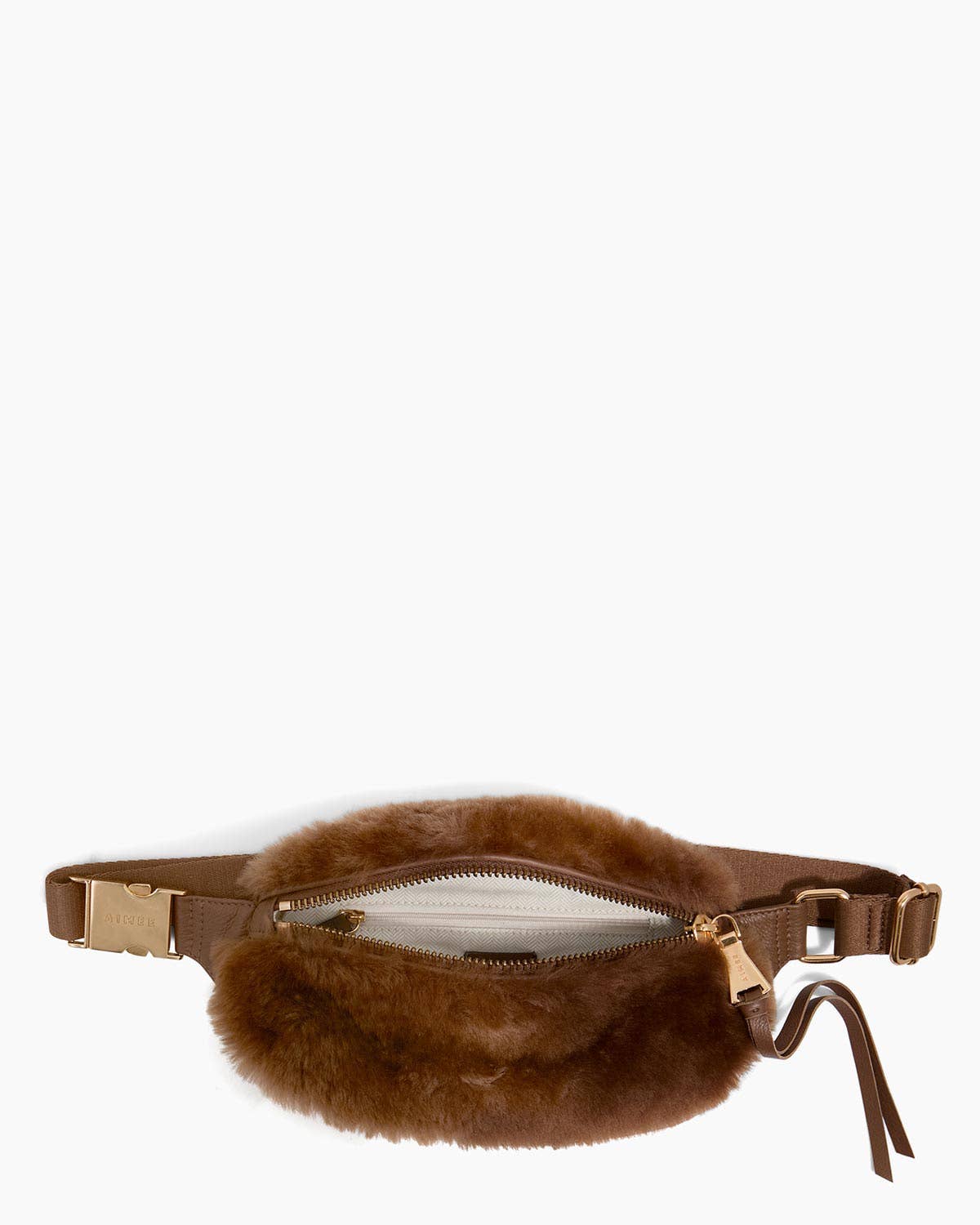 Brown Fur Sling Bag - Aimee Kestenberg