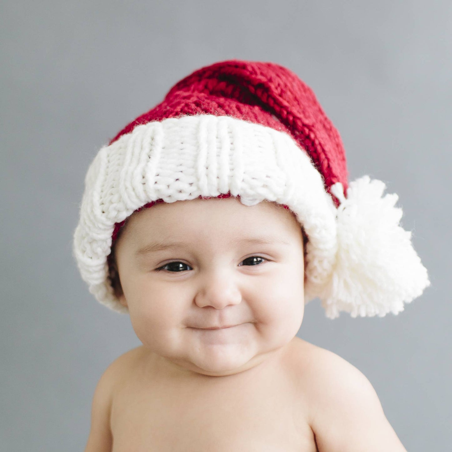 Santa Hat Kids Baby Christmas Holiday Gift - The Blueberry Hill