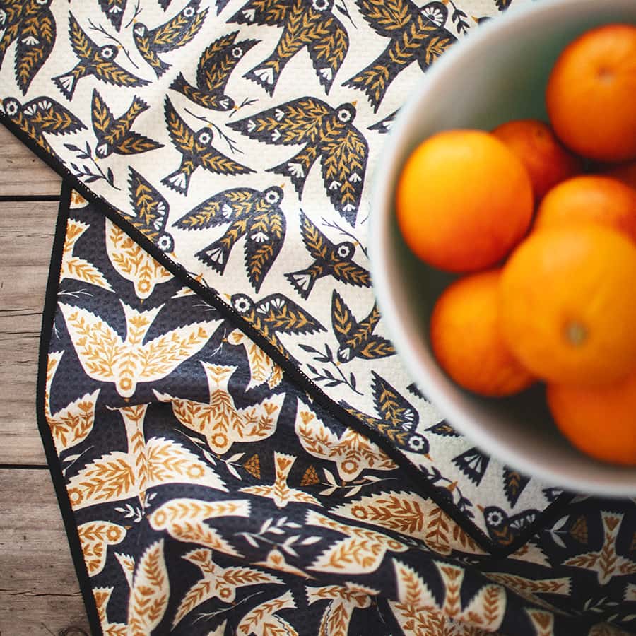 Trek Light - Kitchen Tea Towel Quick Dry | Songbird