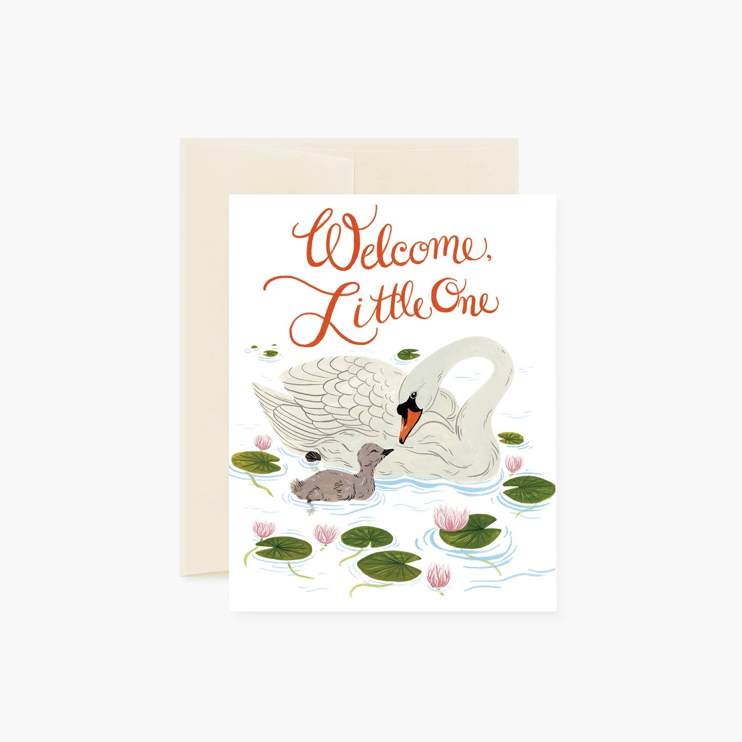 WELCOME SWANS | greeting card
