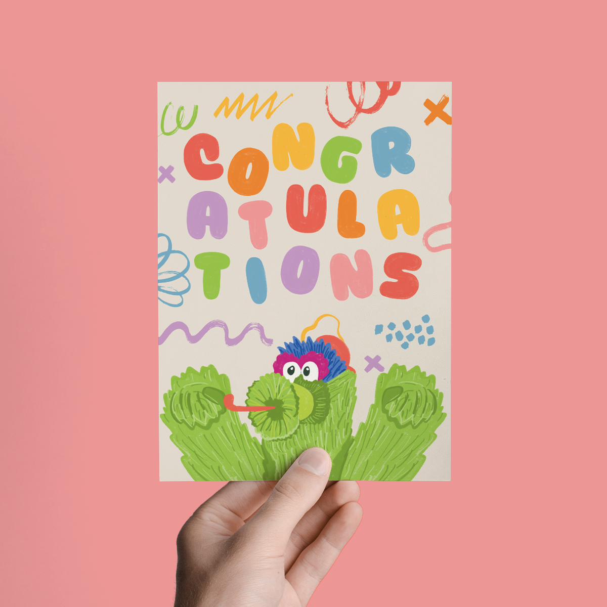 Phanatic Baseball Greeting Card