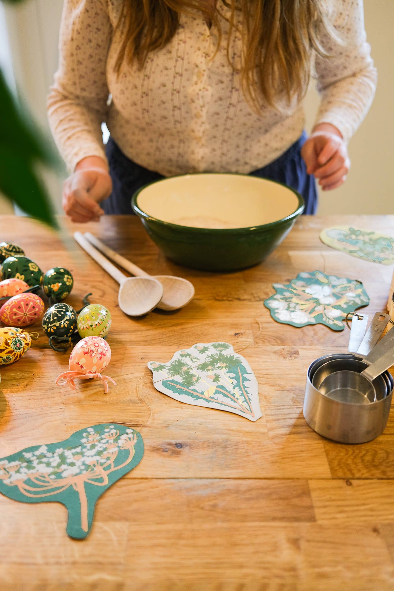 SPRING BLOOMS SEWN GARLAND