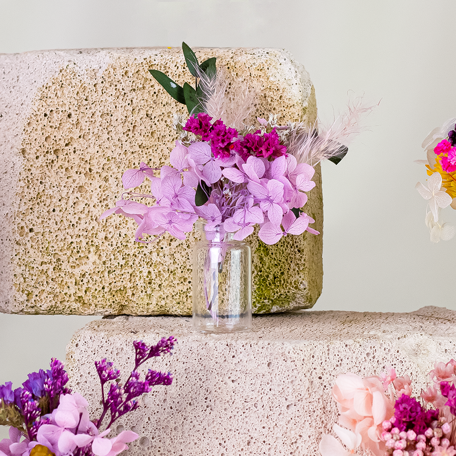 MIni Dried Flowers Bouquet with gift box