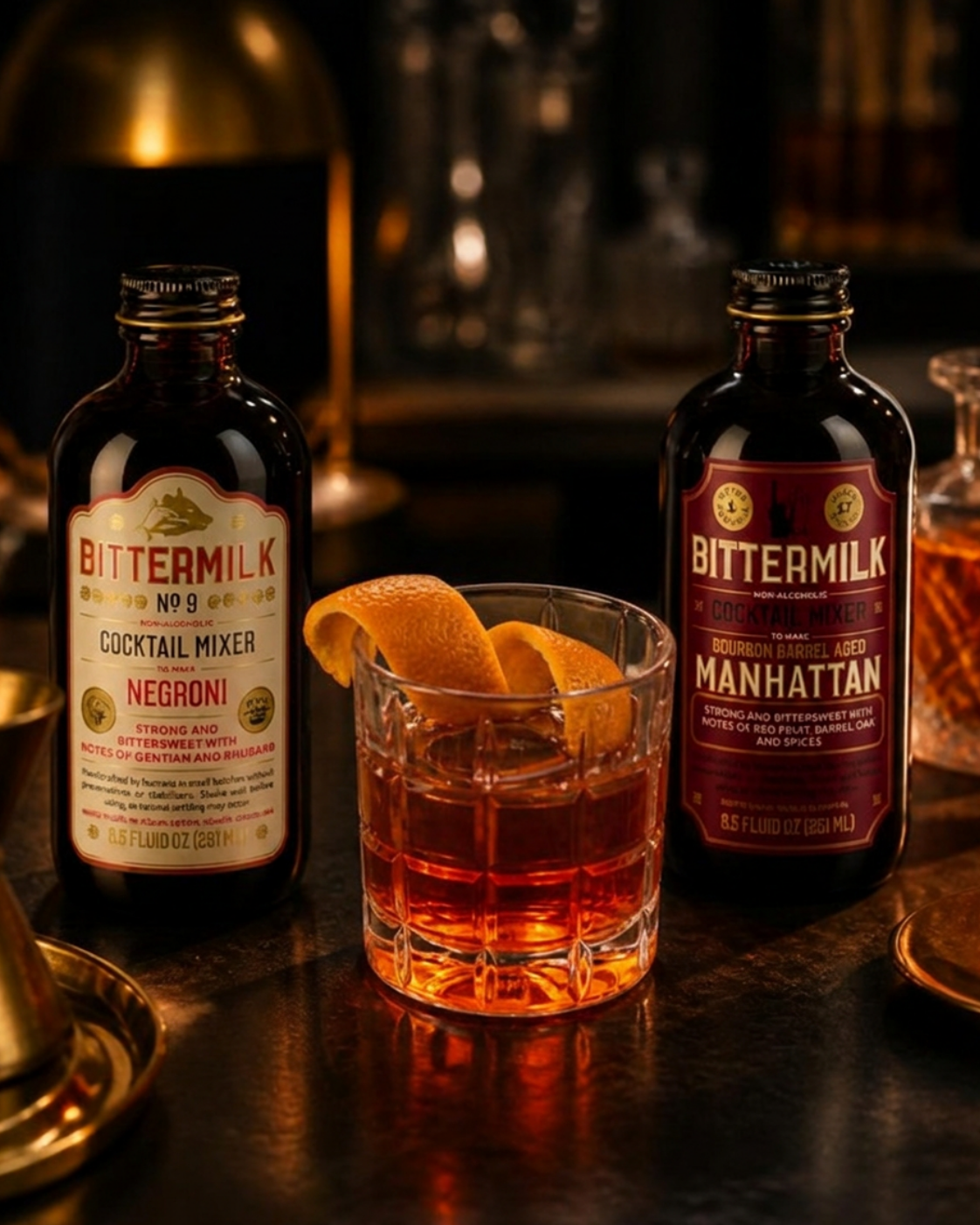 No.9 Negroni Cocktail Mixer - Bittermilk Bottling Co.