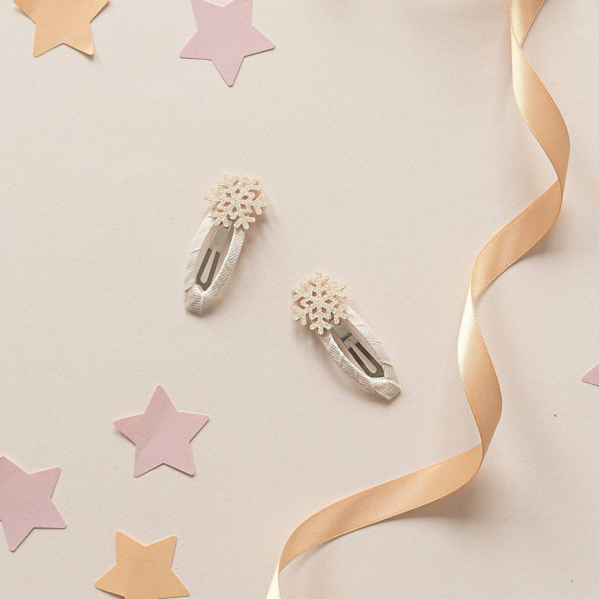 Shimmer Snowflake Clips - Rockahula Kids US