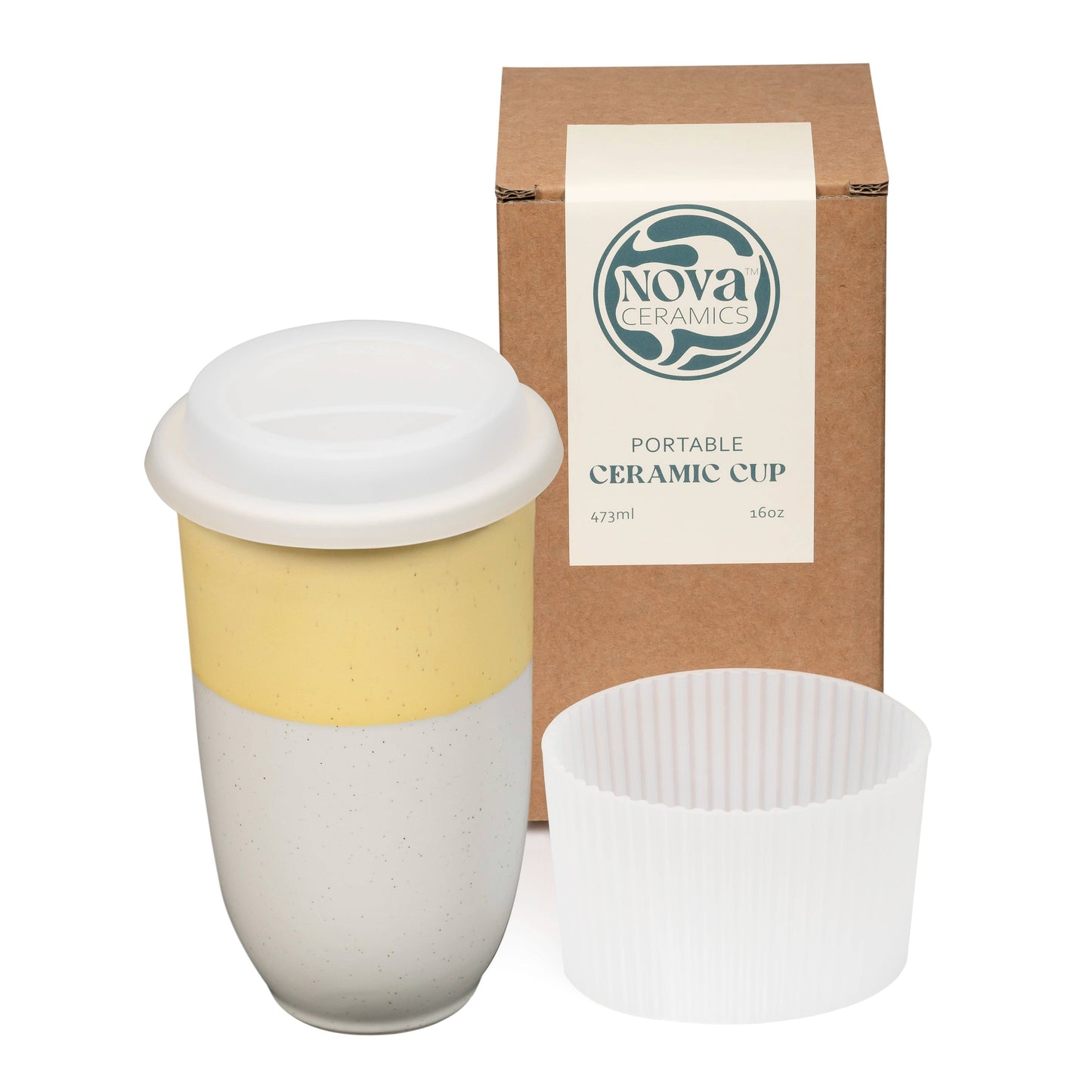 Lemon Nova Ceramics Travel Mugs - Cup 16oz