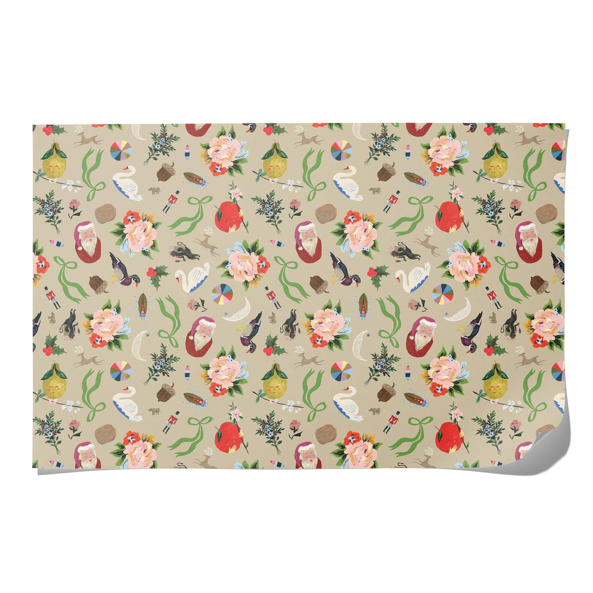 Merry Christmas to You Wrapping Paper - Red Cap Cards
