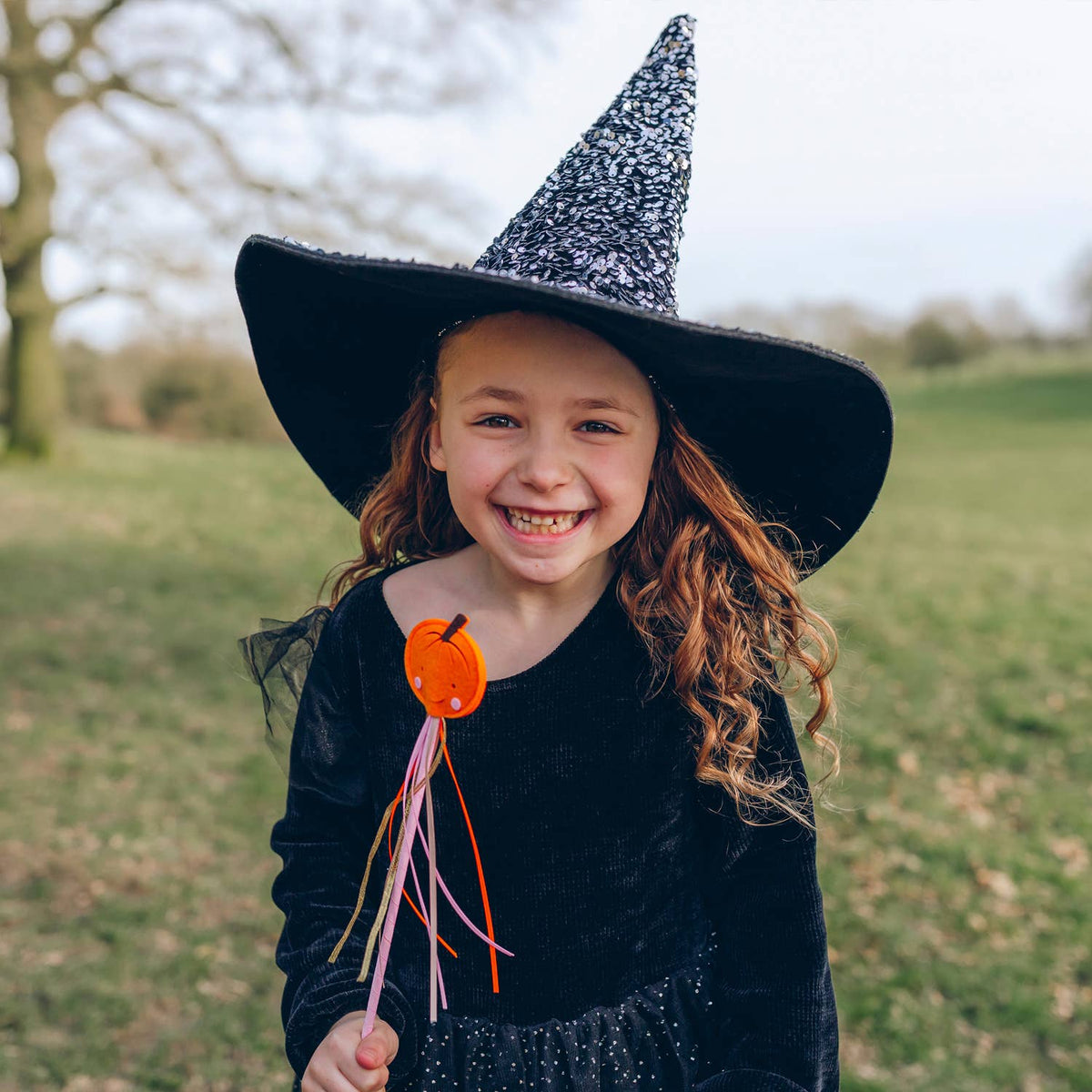Sequin Velvet Witches Hat - Rockahula Kids US