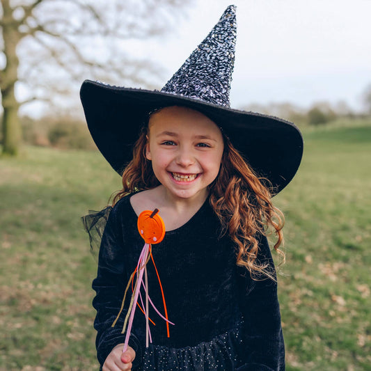 Sequin Velvet Witches Hat - Rockahula Kids US