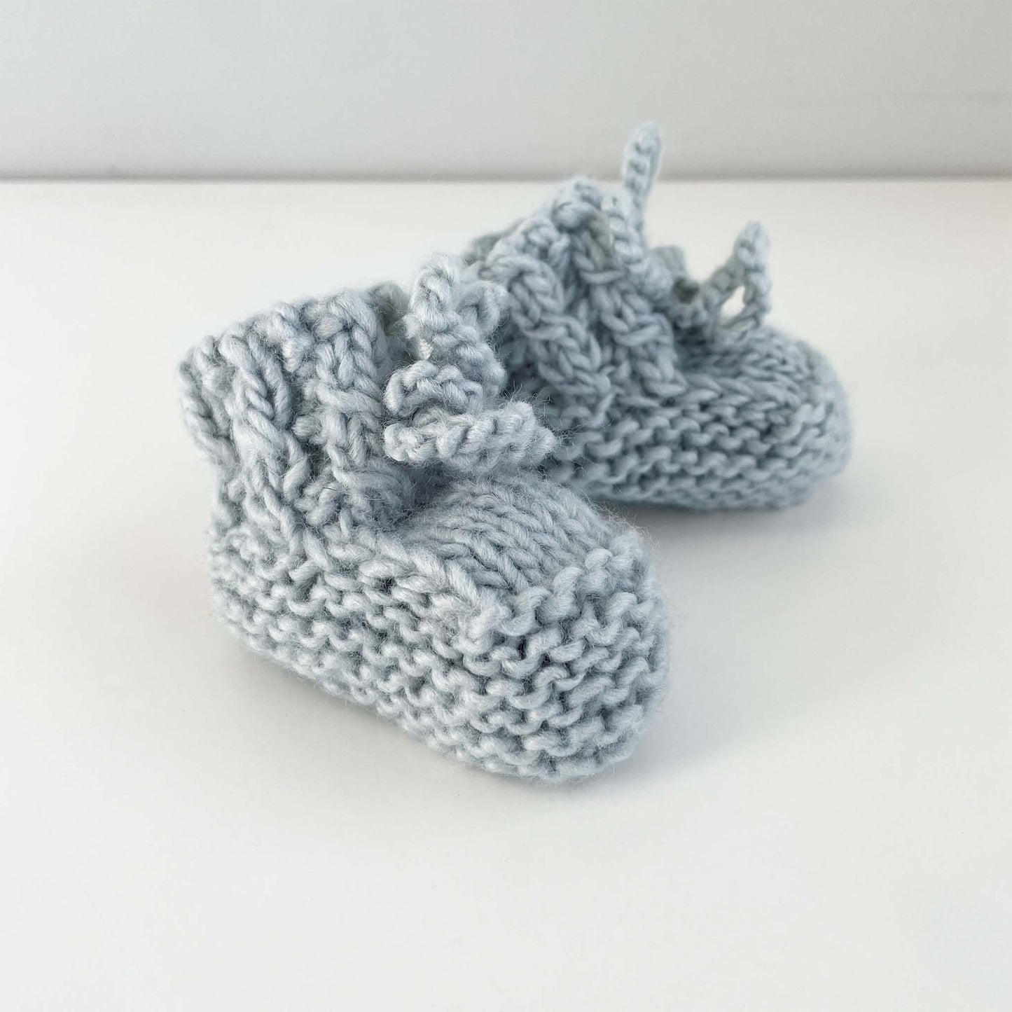Blue Newborn Booties