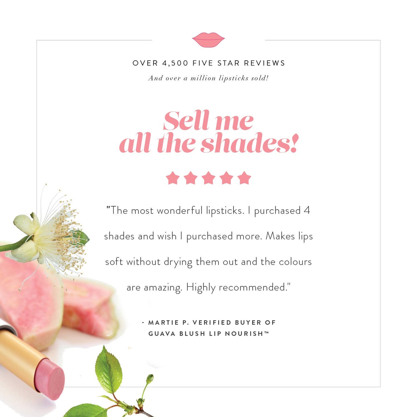 Nude Sugar LÜK BEAUTIFOOD Lip Nourish™ Sheer Lipstick