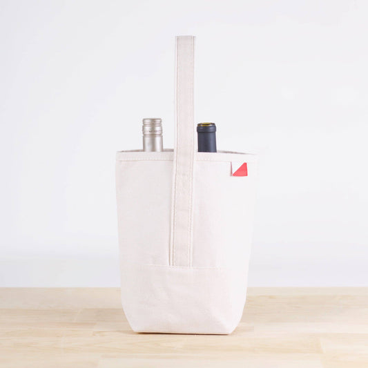Canvas Wine Gift Host Bag