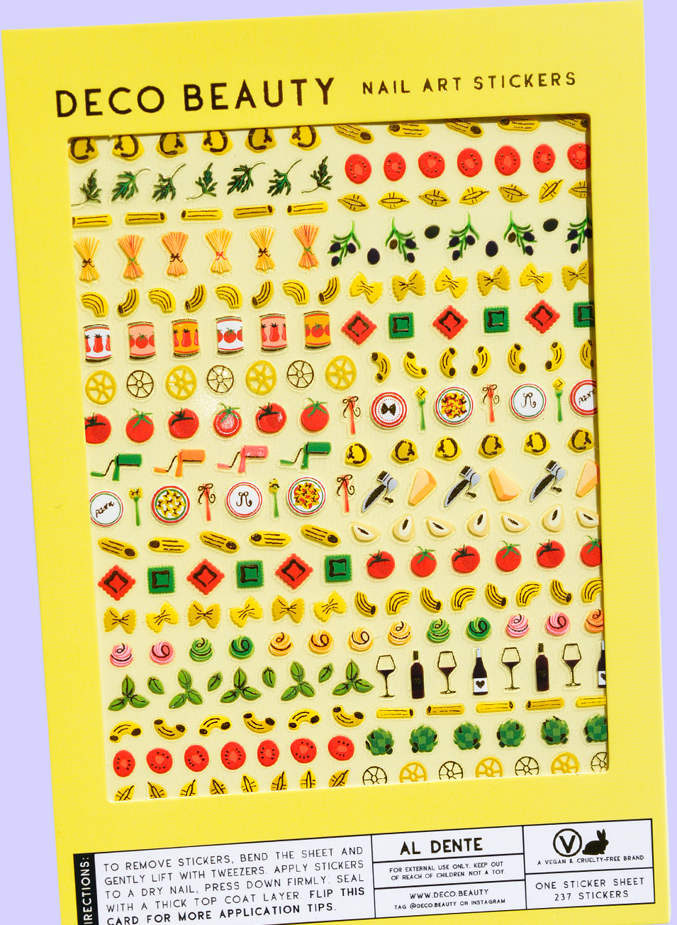 AL DENTE - Deco Beauty - Nail Art Stickers