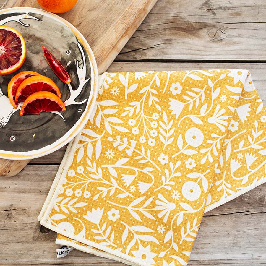 Trek Light - Kitchen Tea Towel Quick Dry | Meadow Flowers