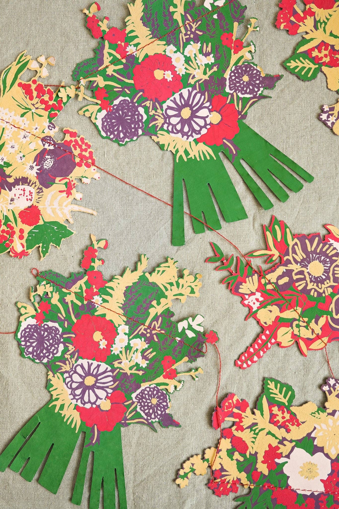 BOUQUET SEWN GARLAND