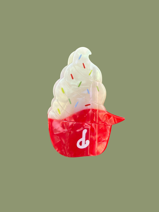 Ice Cream Hair Claw Clip
