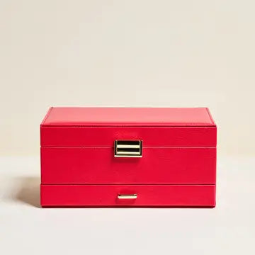 Denise Leather Jewelry Box - Maison Scarlett