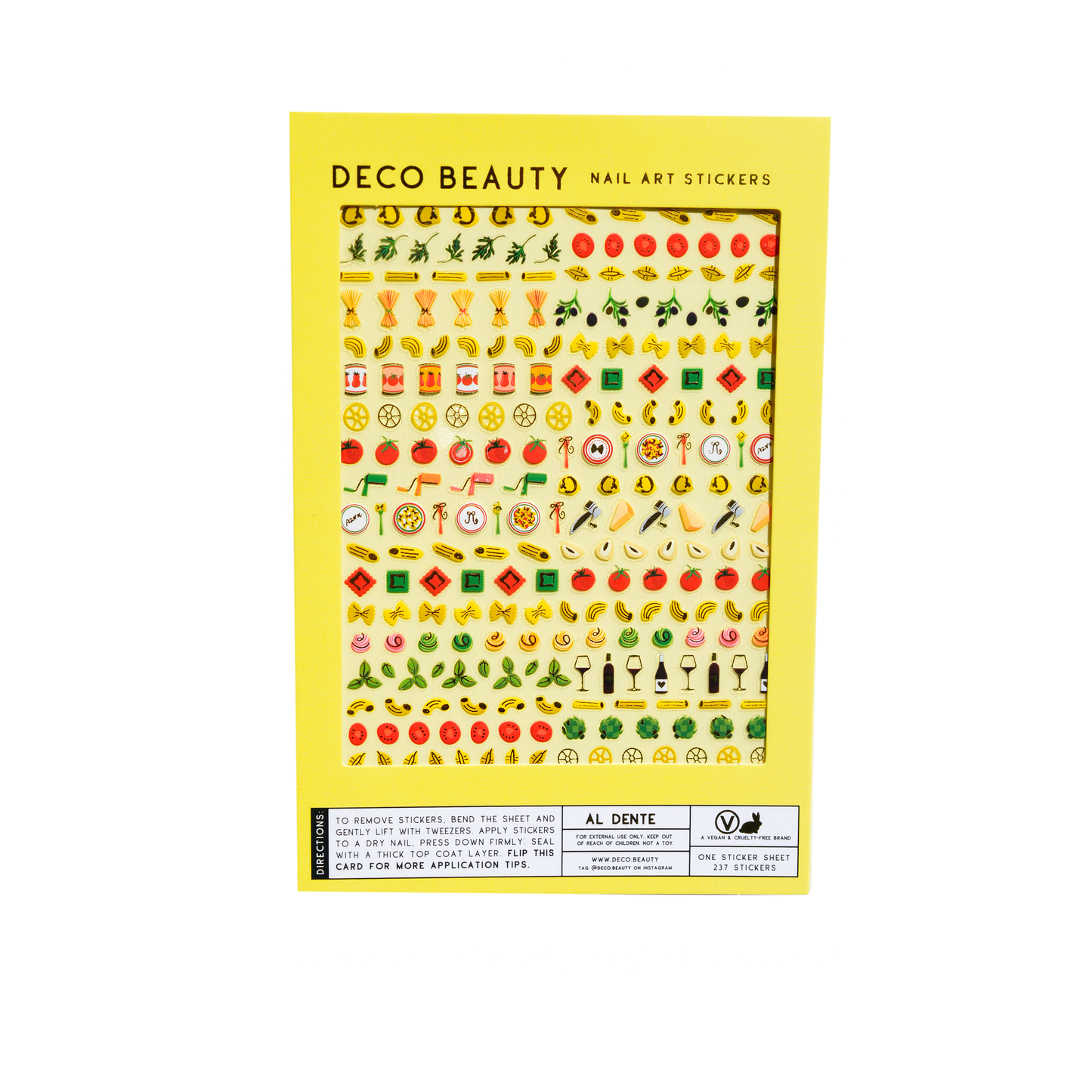 AL DENTE - Deco Beauty - Nail Art Stickers