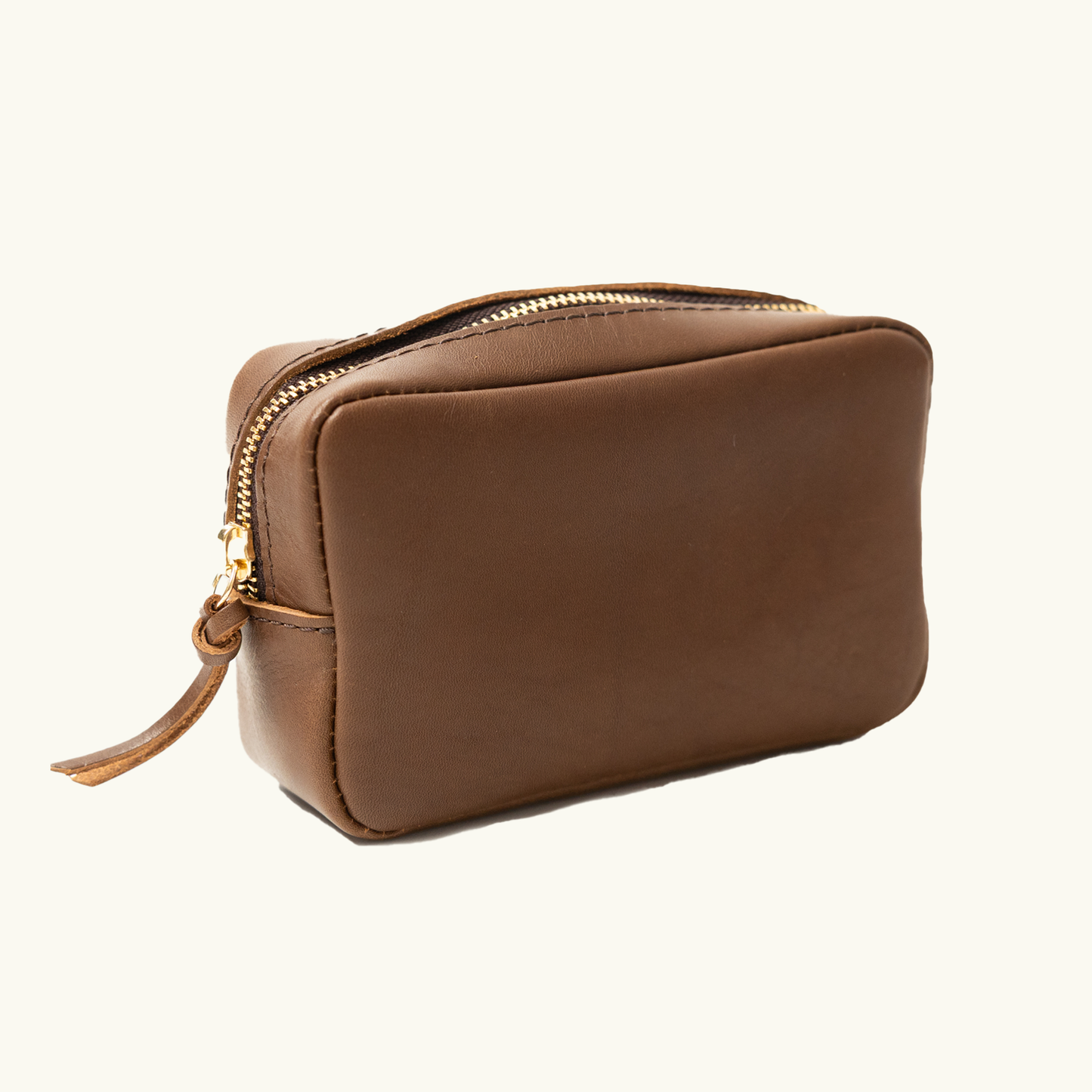 Full-Grain Leather Gadget Bag