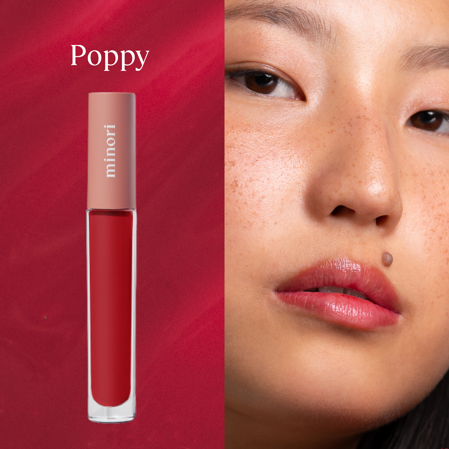 Minori - Lip Gloss — Poppy (Red) New!