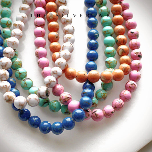 Desert Confetti Colorful Beaded Necklace - The Silver Wren