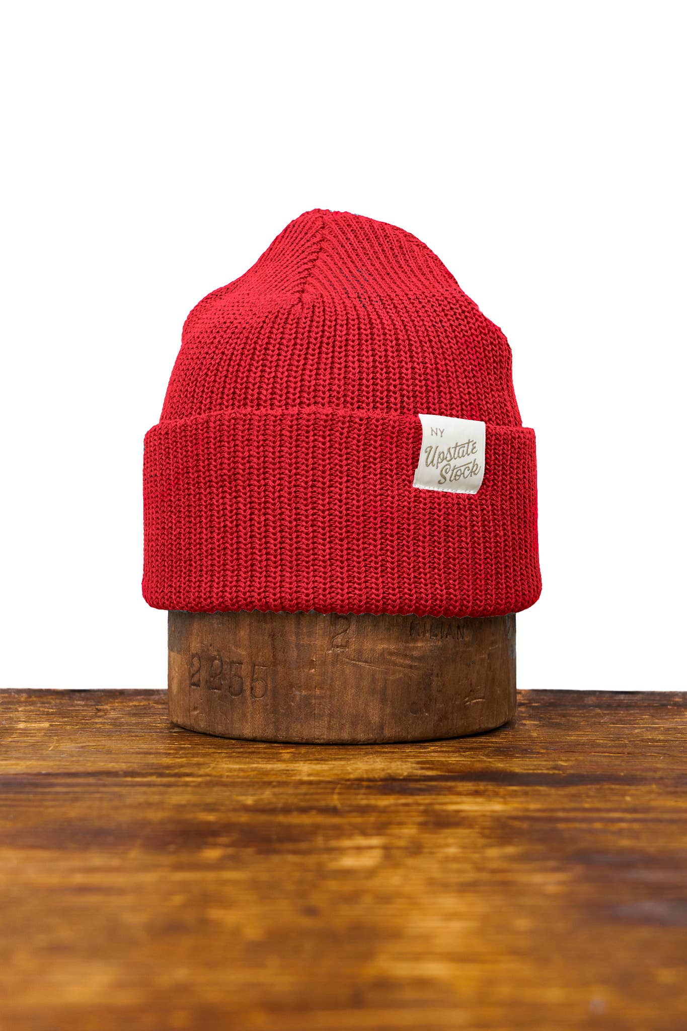 Red Beanie - Upstate Stock