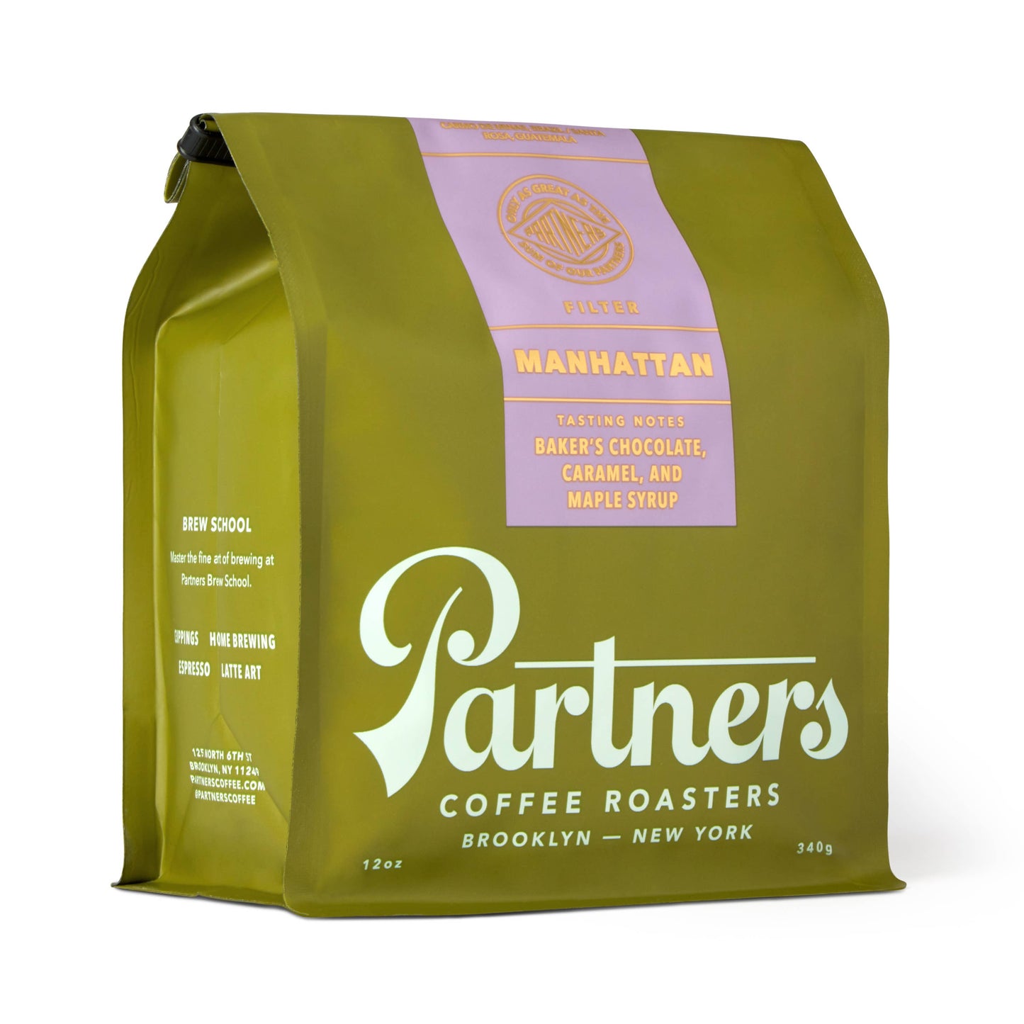 Manhattan - 12oz - Partners Coffee Roasters, Whole Bean Coffee