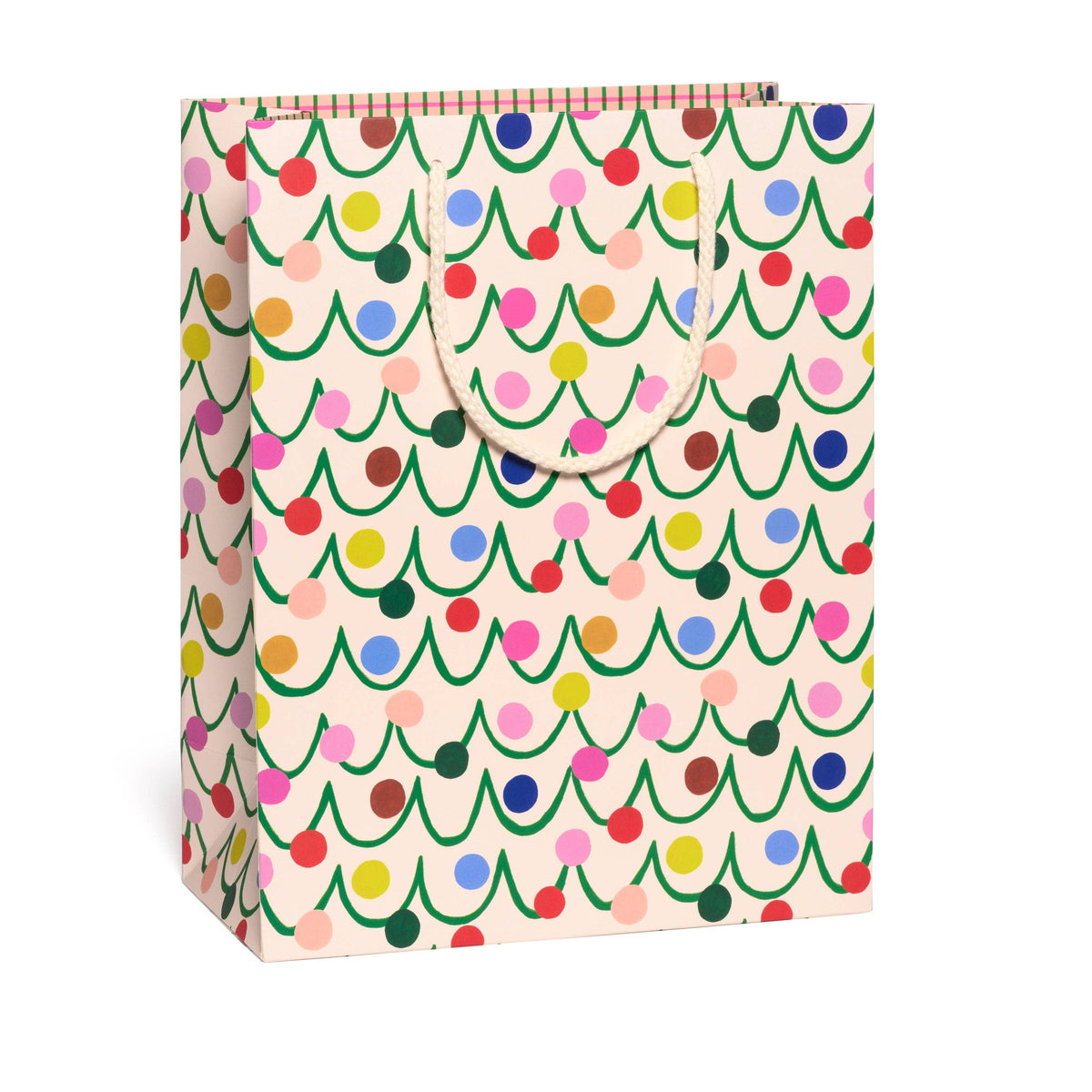 Festive Globes Gift Bags - Red Cap Cards