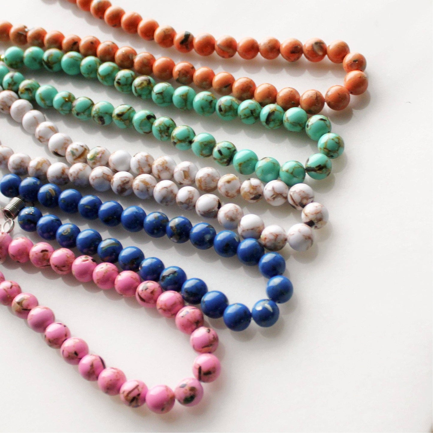 Desert Confetti Colorful Beaded Necklace - The Silver Wren