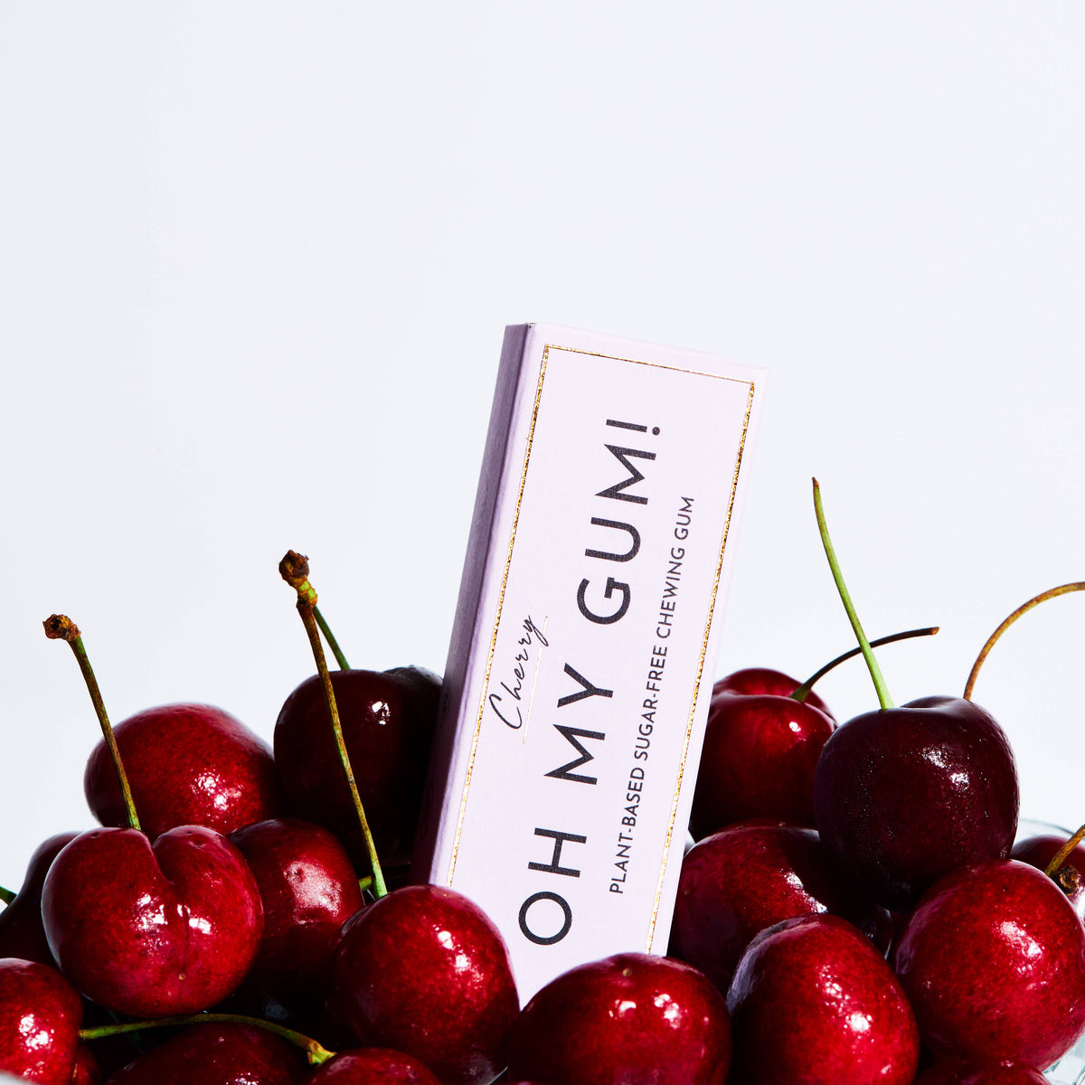 Cherry Chewing Gum - OH MY GUM!