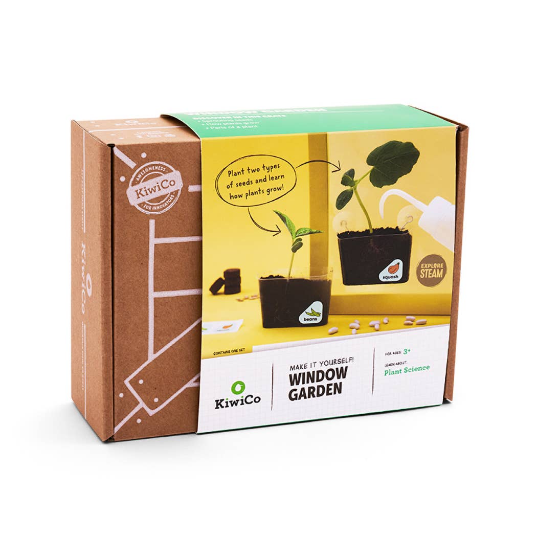 Window Garden DIY Growing Plant Kit for Kids - KiwiCo