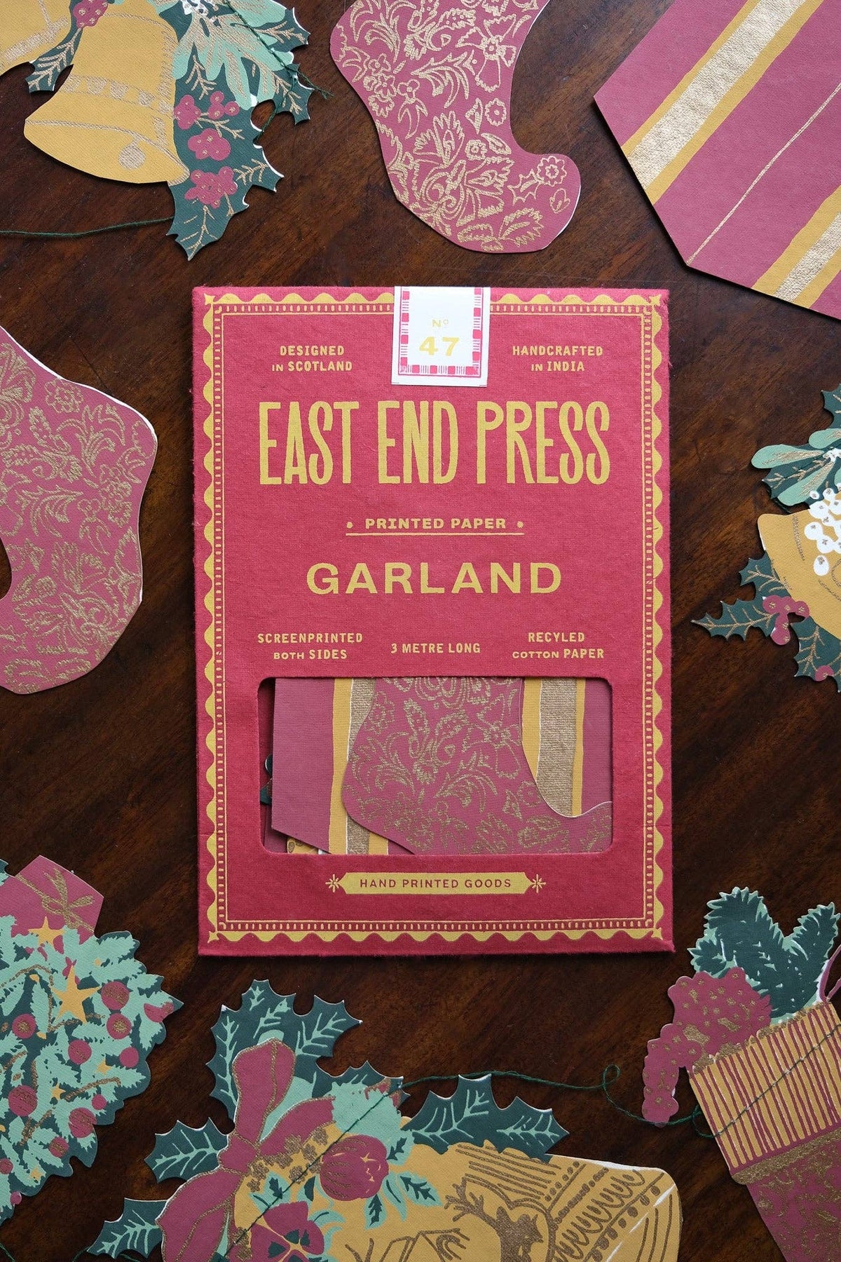 East End Press - CHRISTMAS SEWN GARLAND