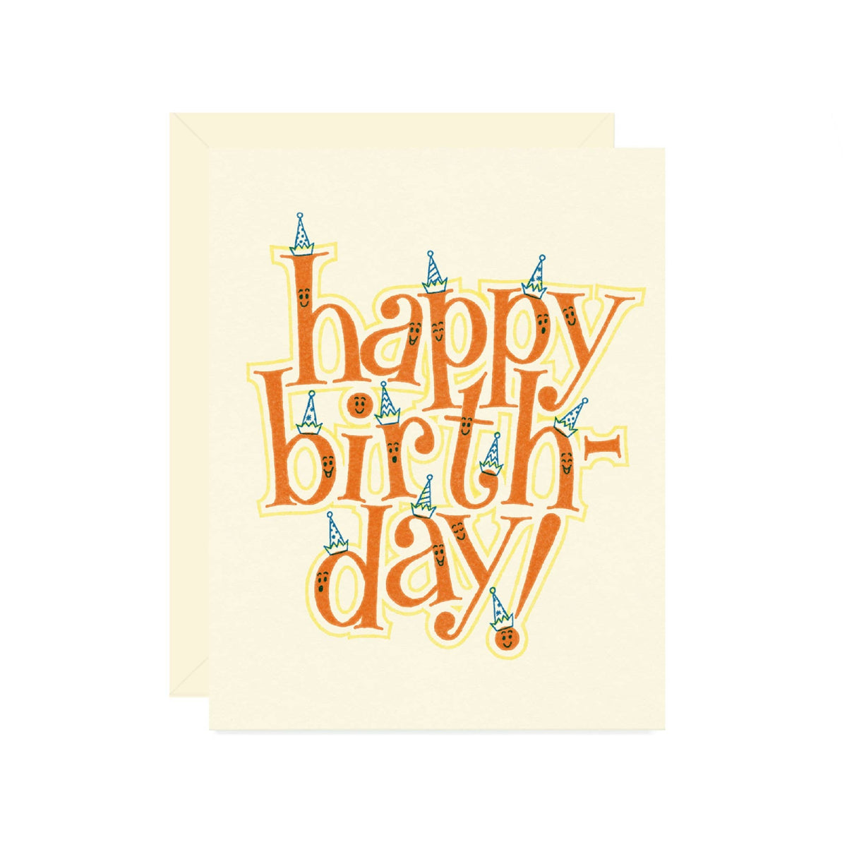 Smiling Happy Birthday Greeting - Wallflower Paper & Party
