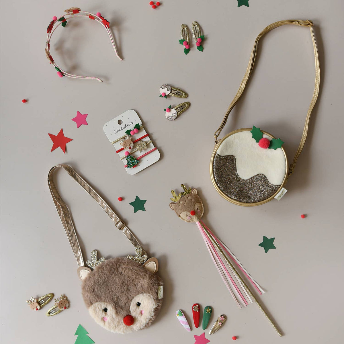 Holly Pom Pom Clips - Rockahula Kids US
