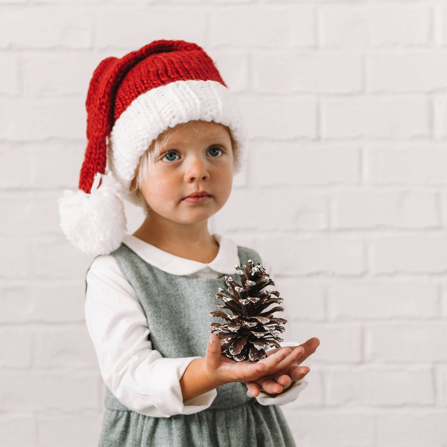 Santa Hat Kids Baby Christmas Holiday Gift - The Blueberry Hill