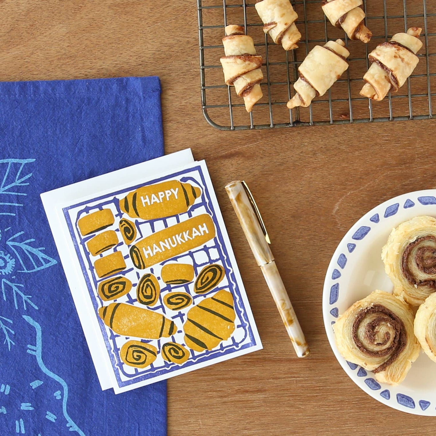 1 Hanukkah (Rugelach) Card
