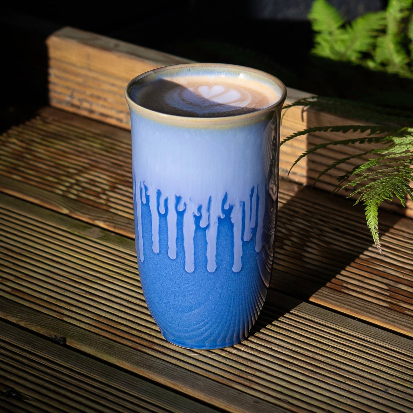Nova Ceramics Travel Mugs - Neptune Ceramic Travel Mug – 16oz with Lid & Sleeve