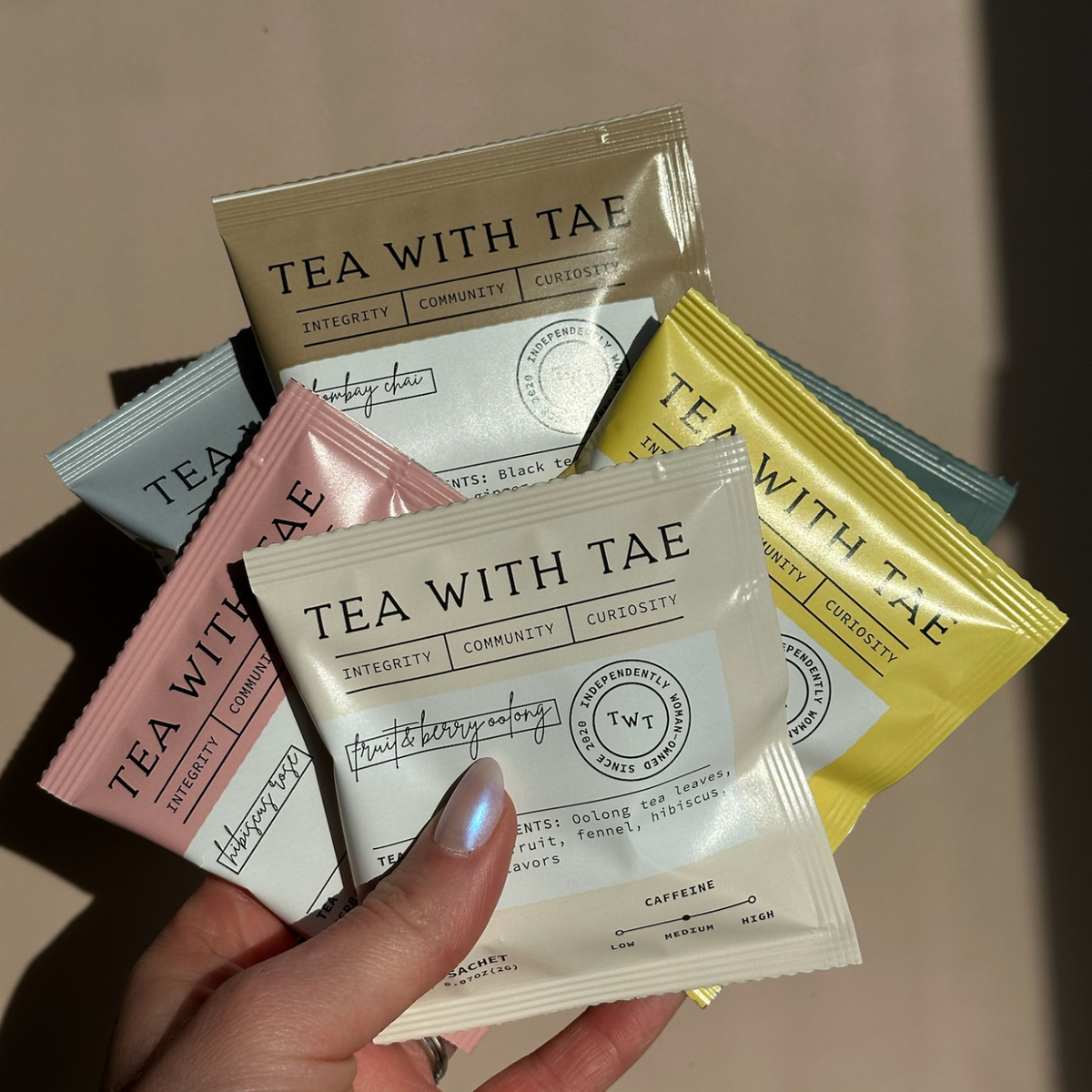 Winter Bliss Holiday Tea Tube Gift (5 tea bags) - Tea with Tae