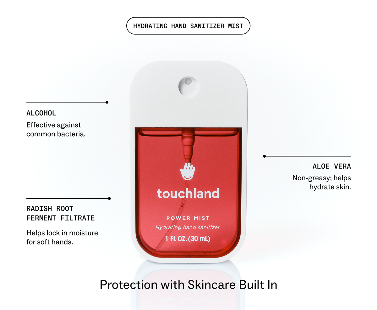 Cranberry Fizz Power Mist Hand Sanitizer - Touchland