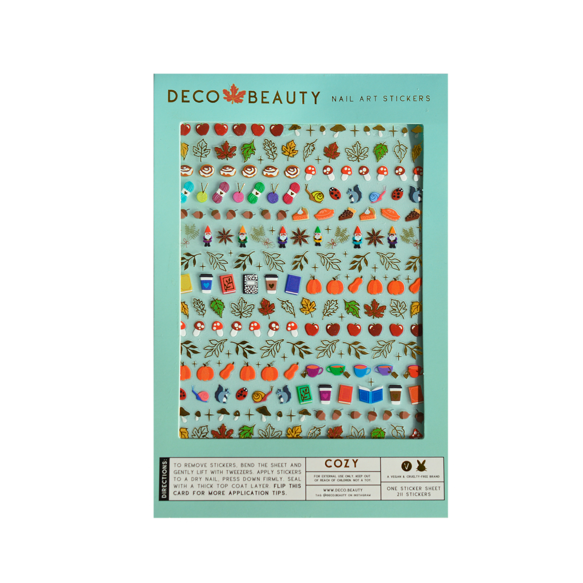 Cozy - Nail Art Stickers