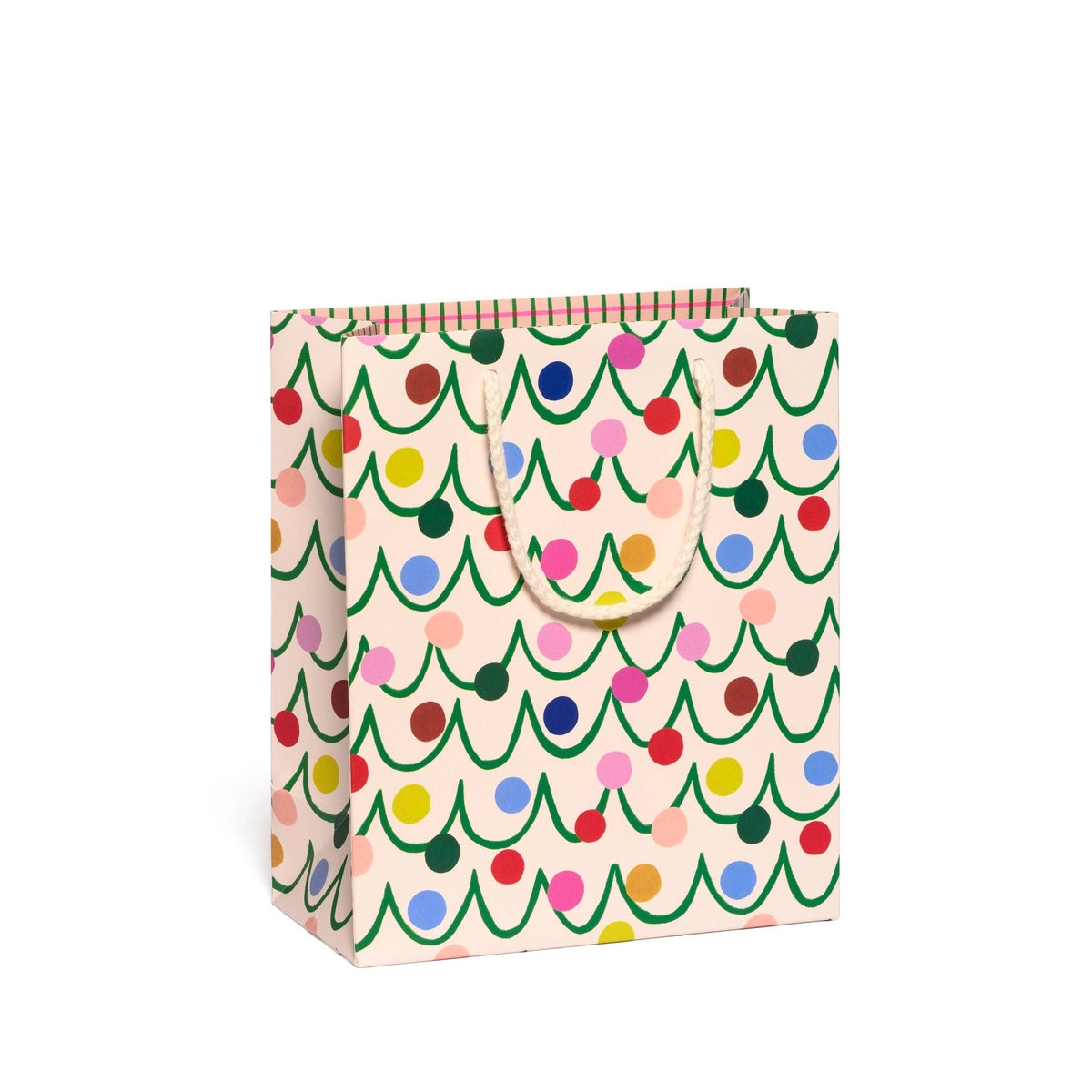 Festive Globes Gift Bags - Red Cap Cards