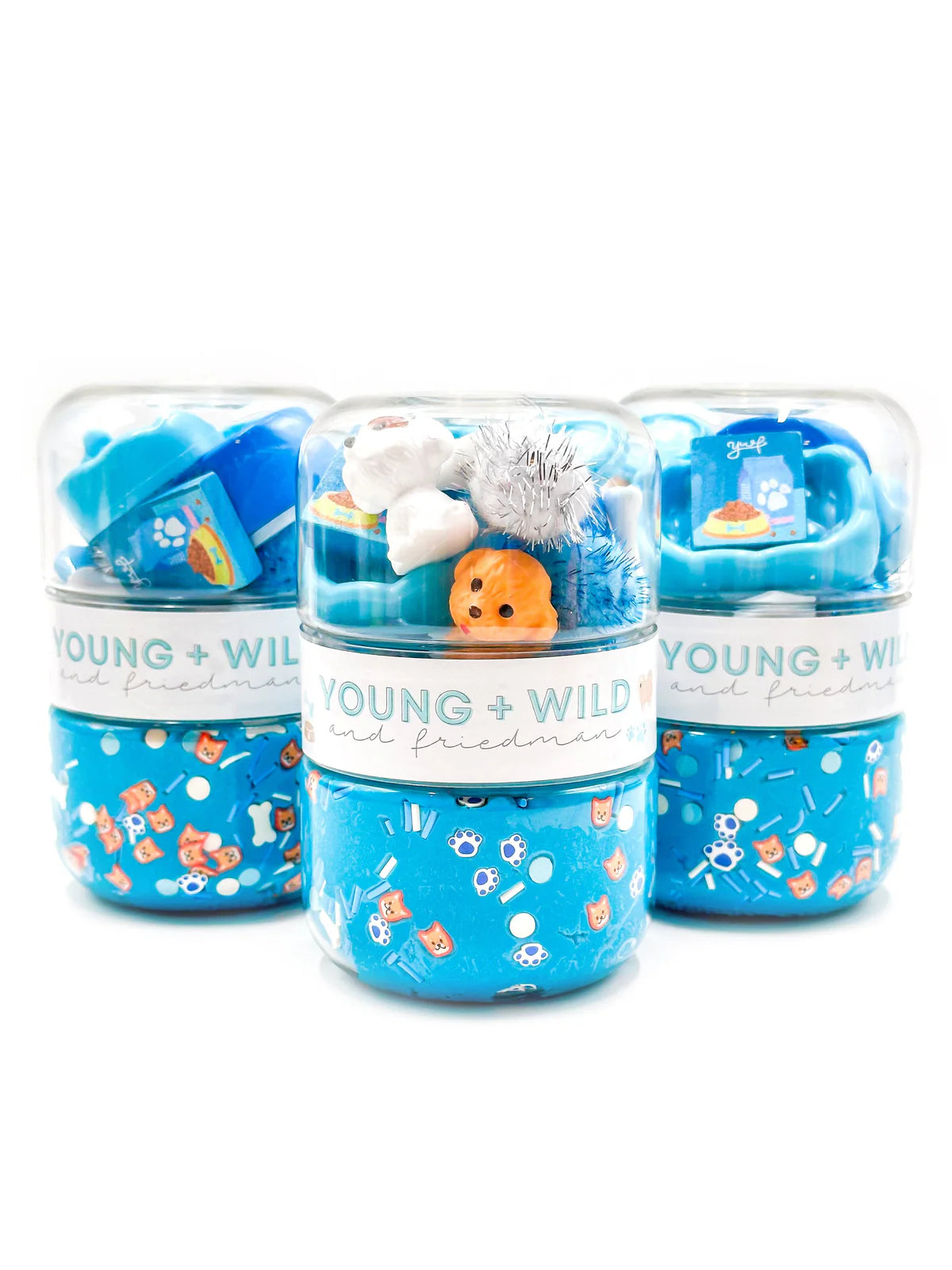 Blue pet shop grab & go jar - Young Wild & Friedman