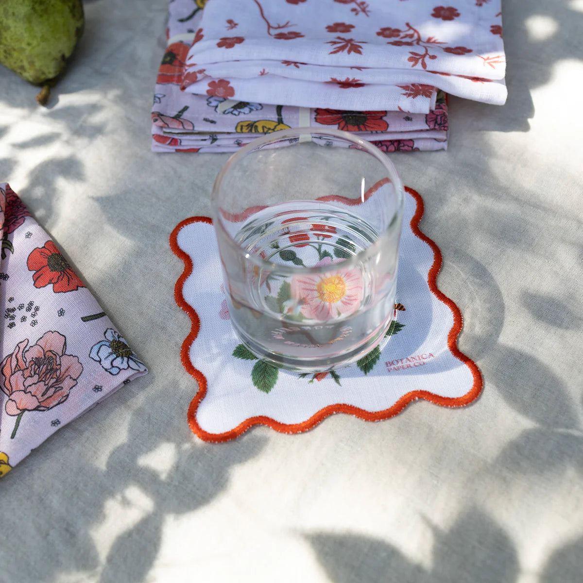 BOTANIST | LINEN COASTERS, SET OF 4