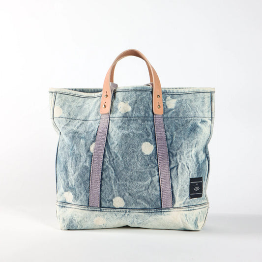Small East West Tote | Denim Moon