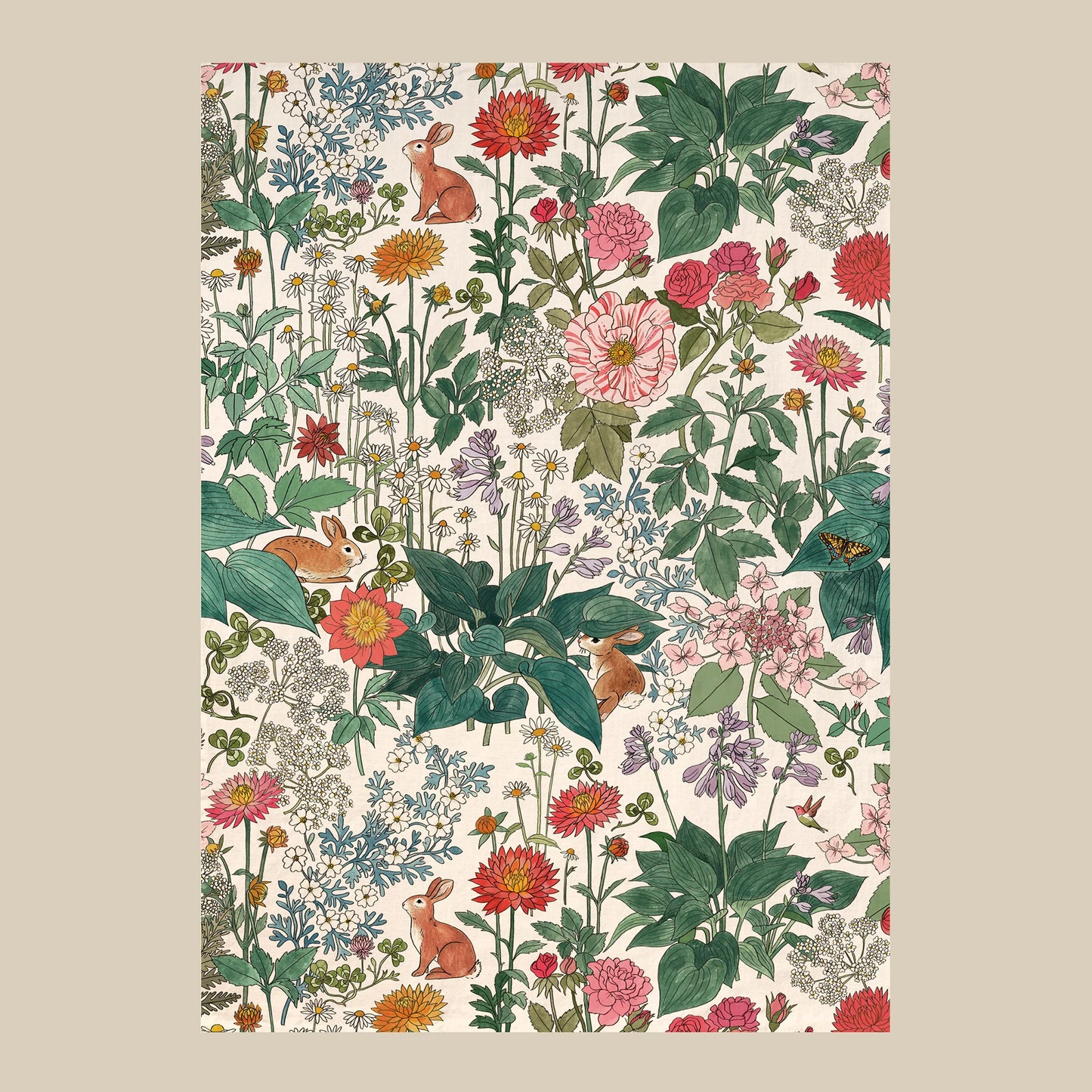 CLOVER | 100% LINEN TEA TOWEL - Botanica Paper Co