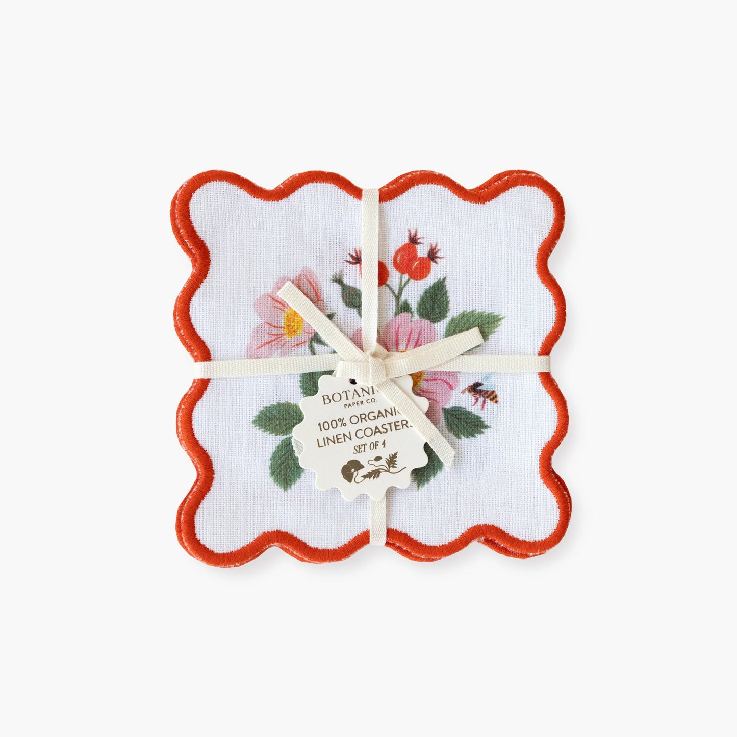 BOTANIST | LINEN COASTERS, SET OF 4