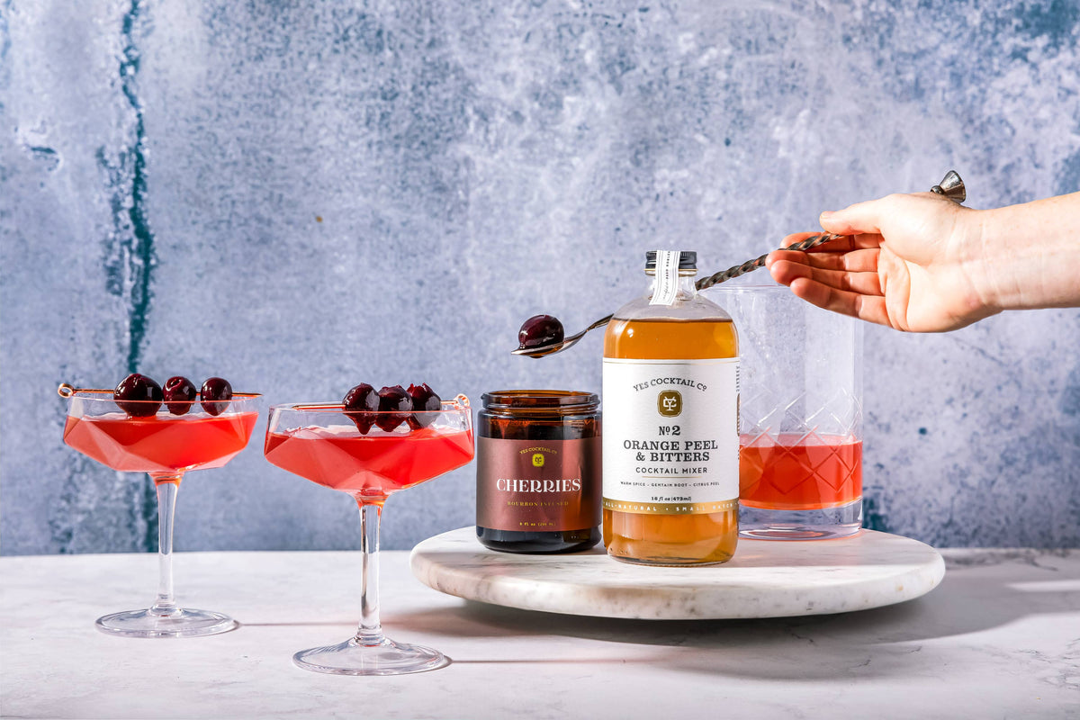 Boozy Cocktail Cherries - Yes Cocktail Co