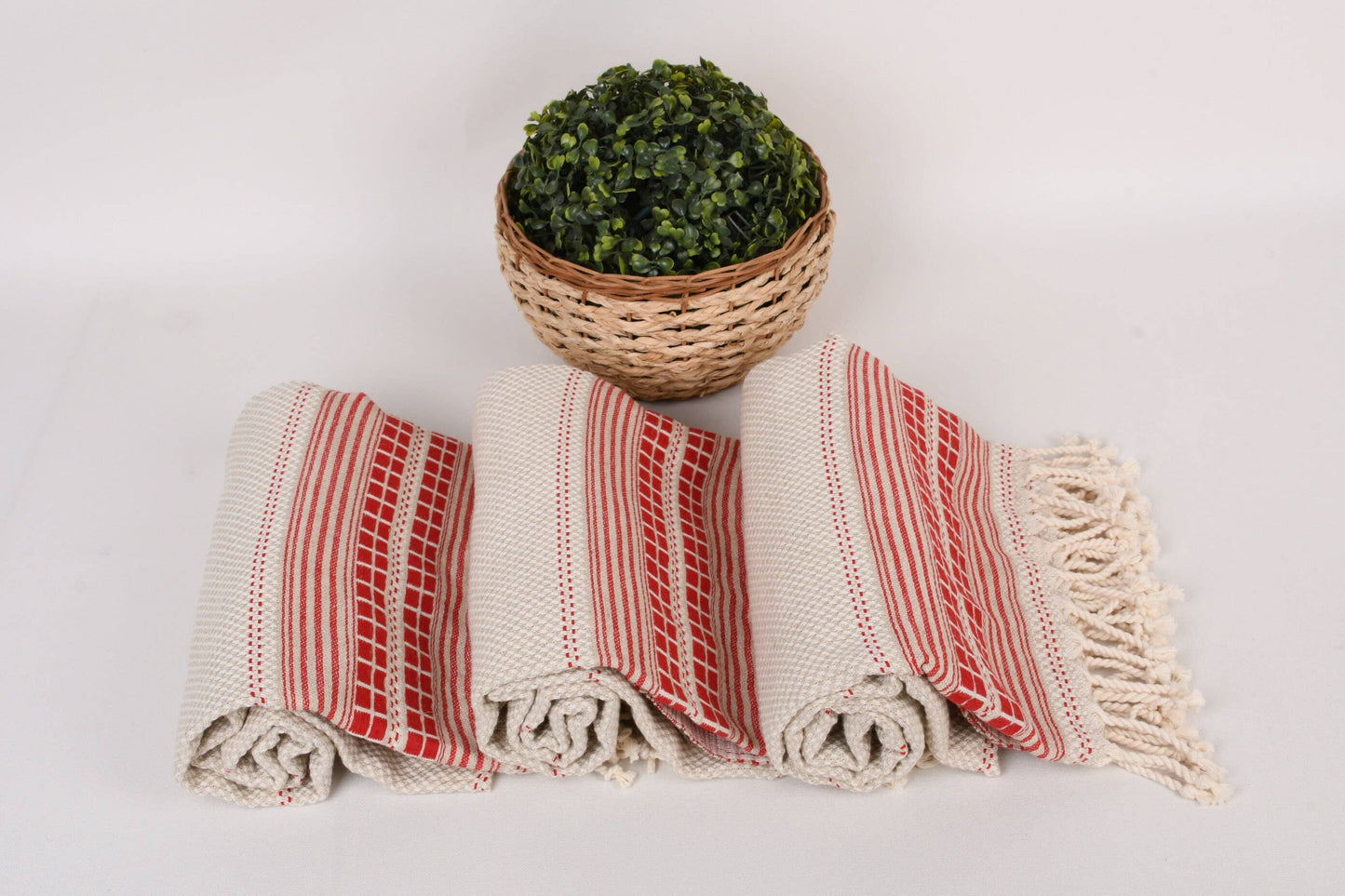 Red - Organic Turkish Towel