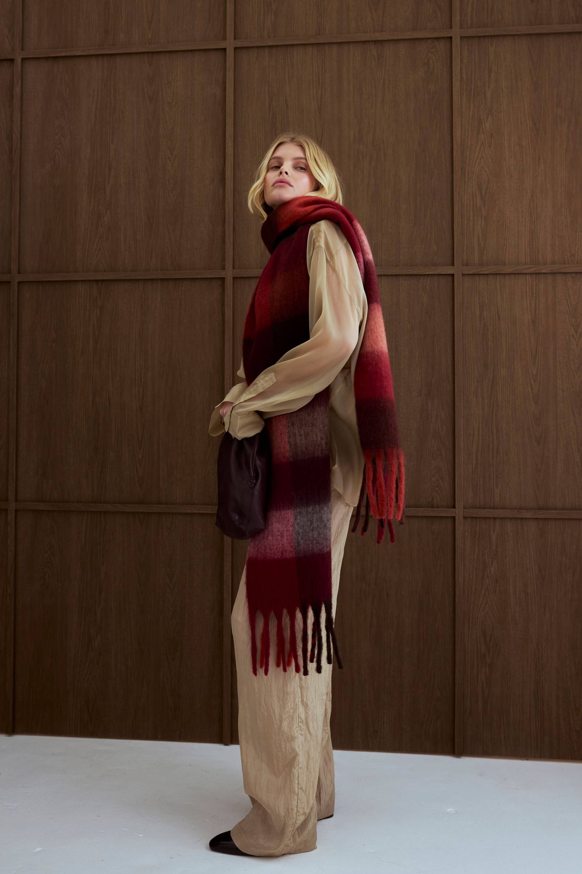 Golden Woodland Reykjavik Scarf  - Arctic Fox & Co. - North America - The Reykjavik Scarf - 100% Recycled  - FW26