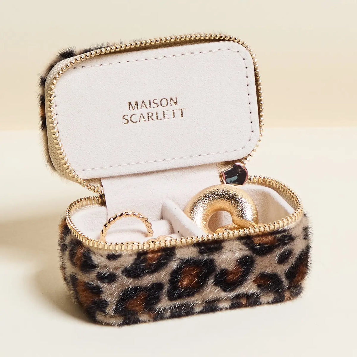 Marie Corduroy Travel Jewelry Box - Maison Scarlett